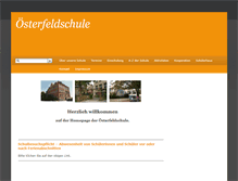 Tablet Screenshot of oesterfeldschule.de